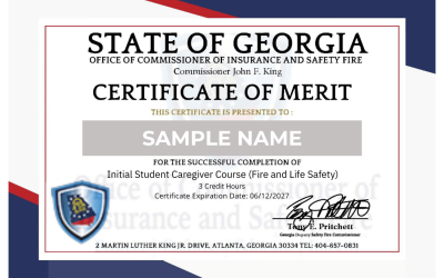 What Do Official Georgia Fire Safety Certificates Look Like?